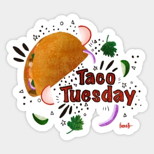 Taco Tuesday Sticker